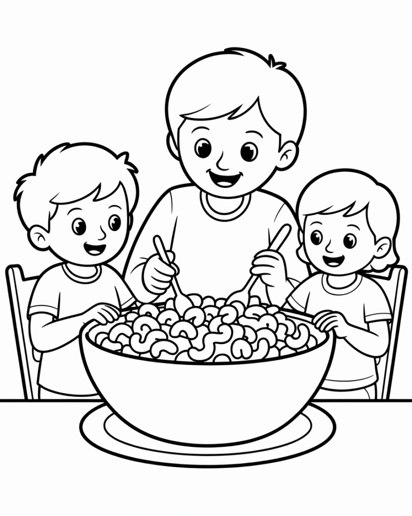 Mac Coloring National Mac and Cheese Day Coloring Pages (25 Free Printable PDFs)