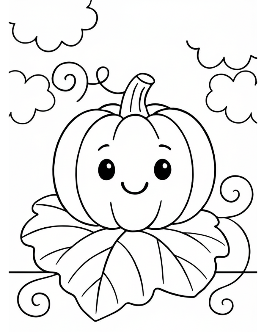 pumpkin coloring pages