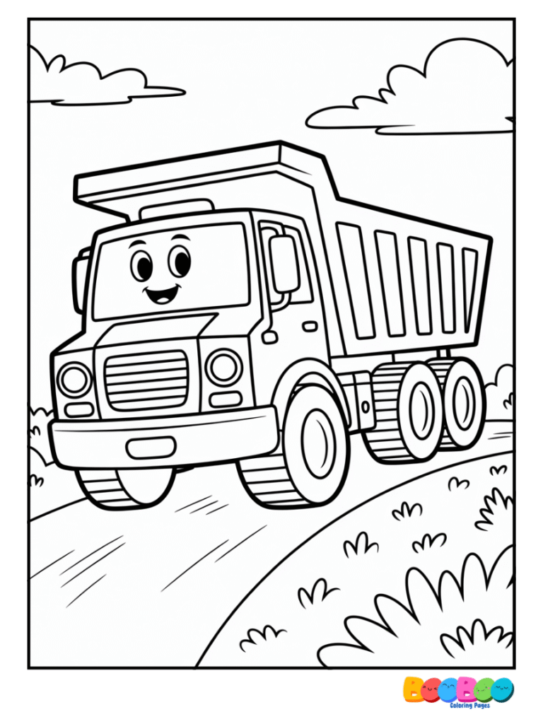 truck coloring pages