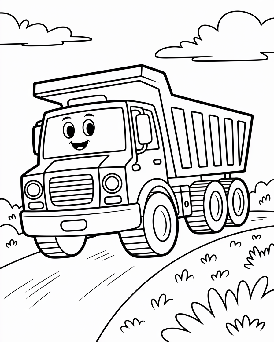 truck coloring pages