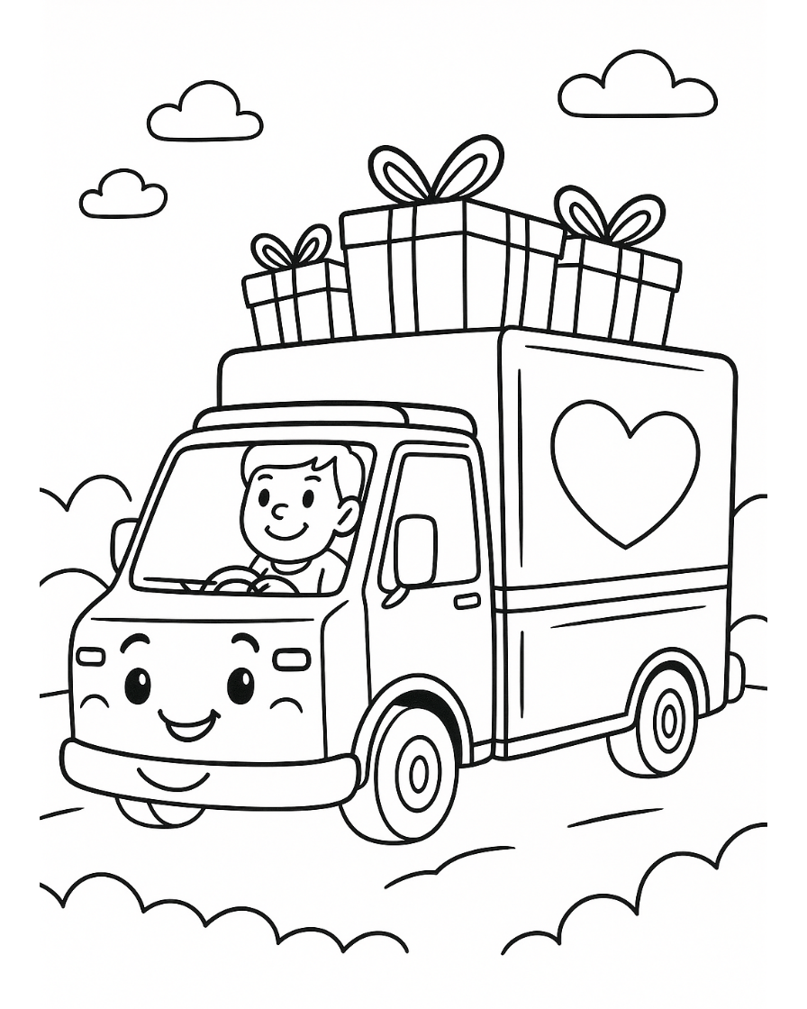 truck coloring pages