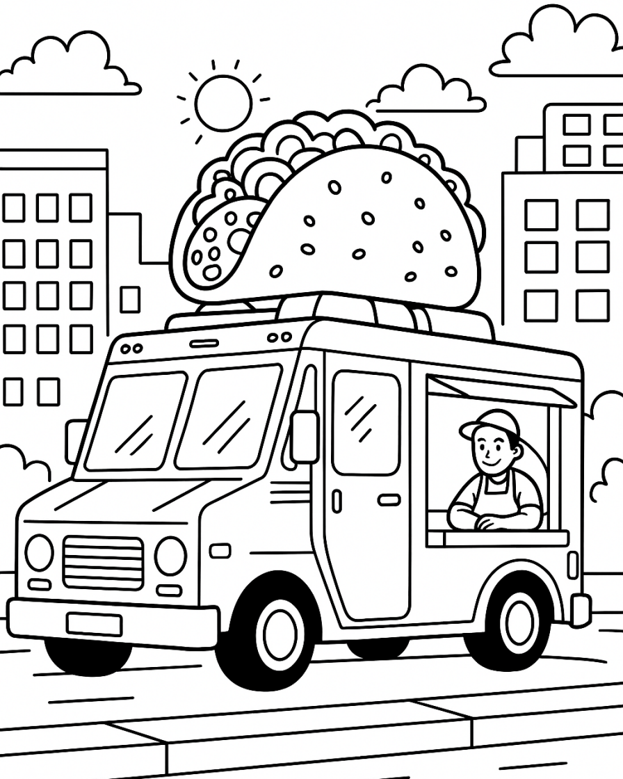 truck coloring pages