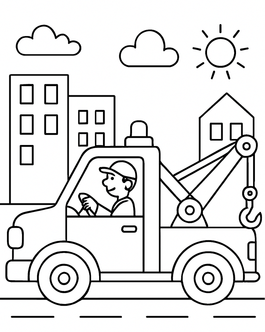 truck coloring pages