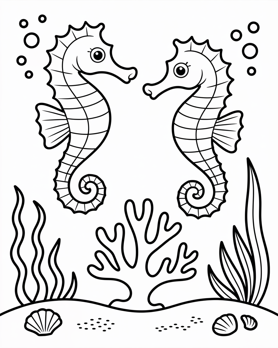 sea animals coloring pages